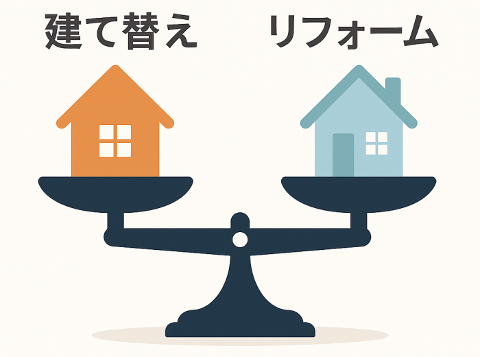 建て替えvsリフォーム