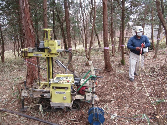 地盤調査立会い、伐採樹木の打合せ | 建築家ブログ｜建築家紹介センター