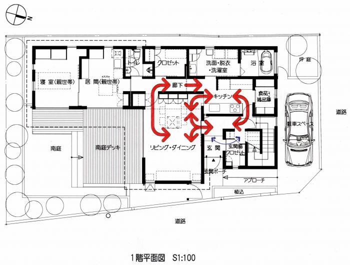 阿佐ヶ谷の家・間取り