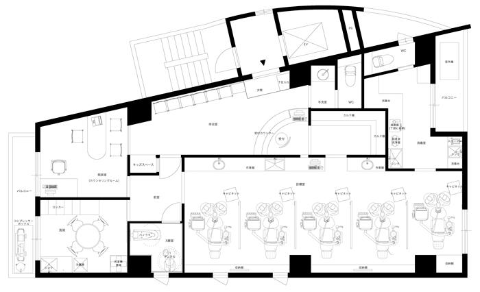 あつ歯科・平面図