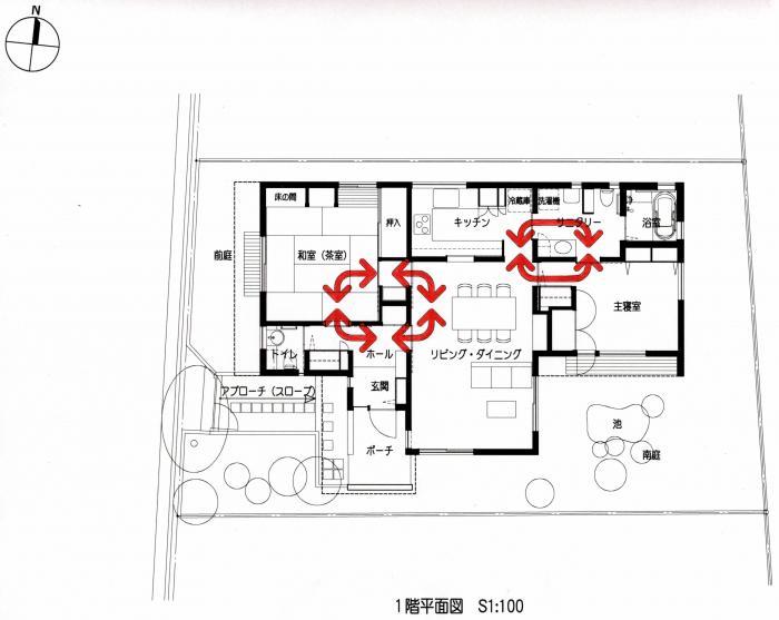 富士見台の家・間取り